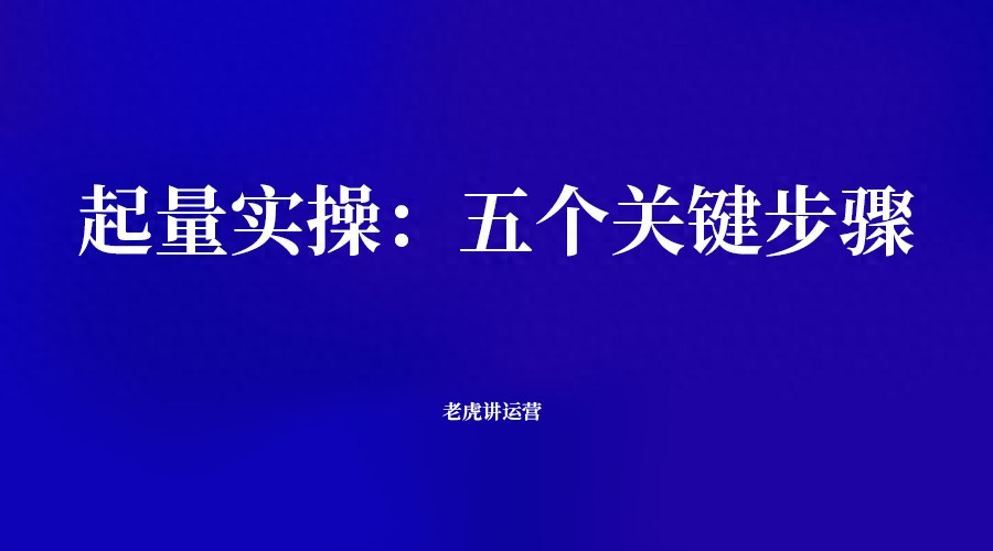 拼多多运营培训 拼多多起量实操：五个关键步骤