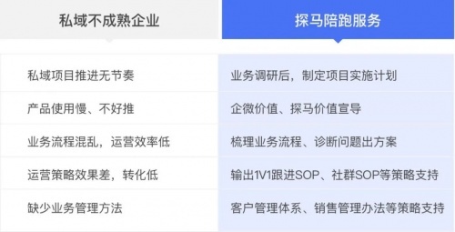 新媒体陪跑 探马SCRM陪跑服务，帮助客户「用好」企业微信，真正助力业务增长！